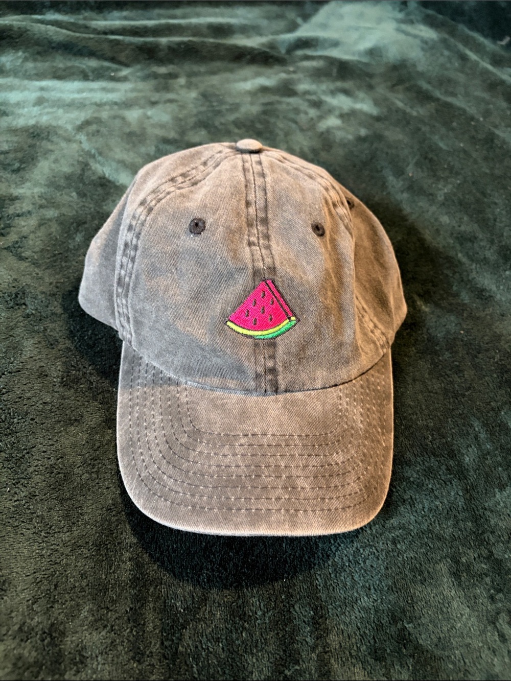 Gray Watermelon Baseball Cap
